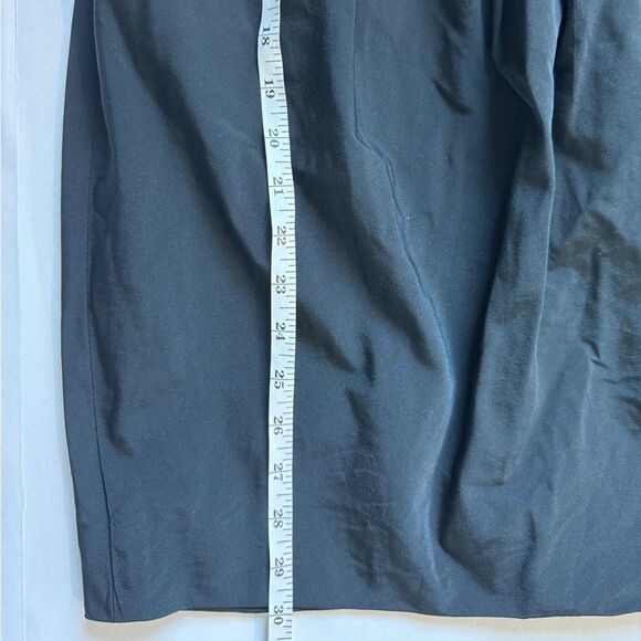 Derek Lam Italian Black Peated Pocket Strapless Dress Size 2 - Picture 7 of 8